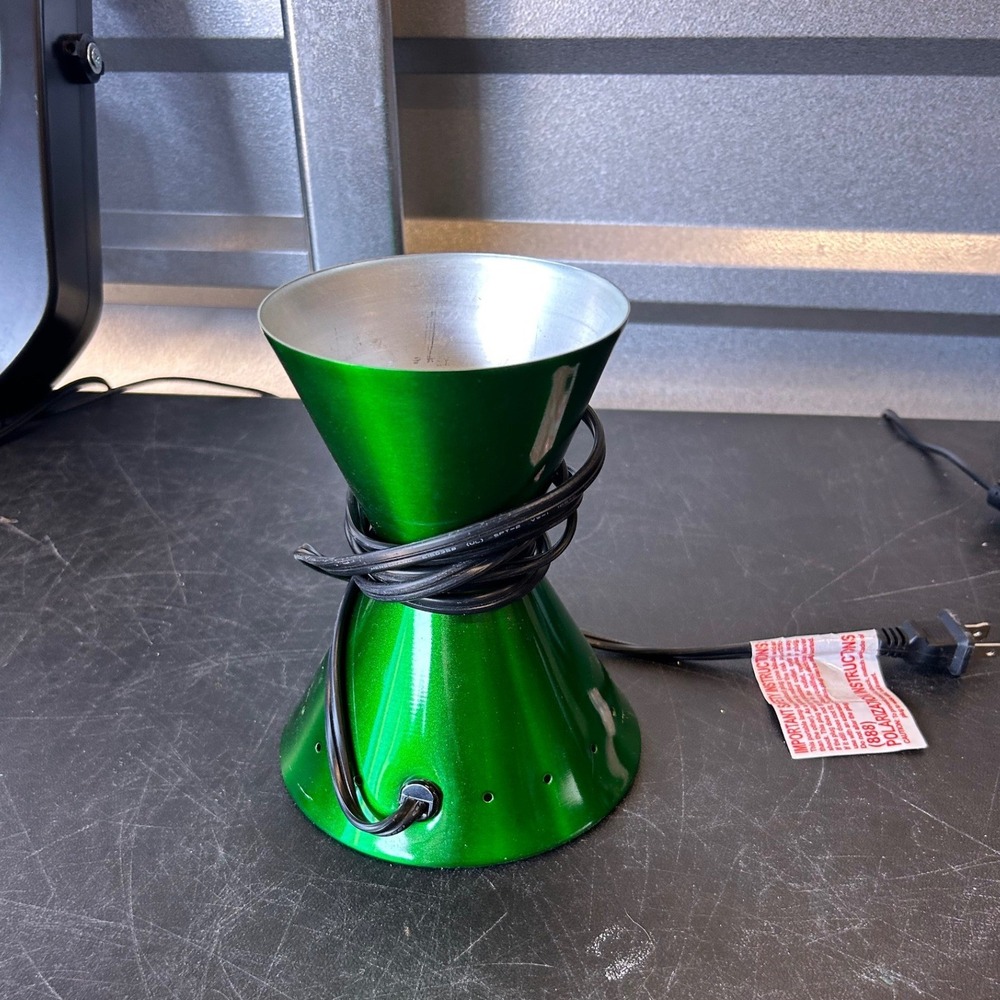 Lava Lite 5200 Metallic Green Lava Lamp Base Replacement Part 40W Retro MCM - Picture 10 of 10